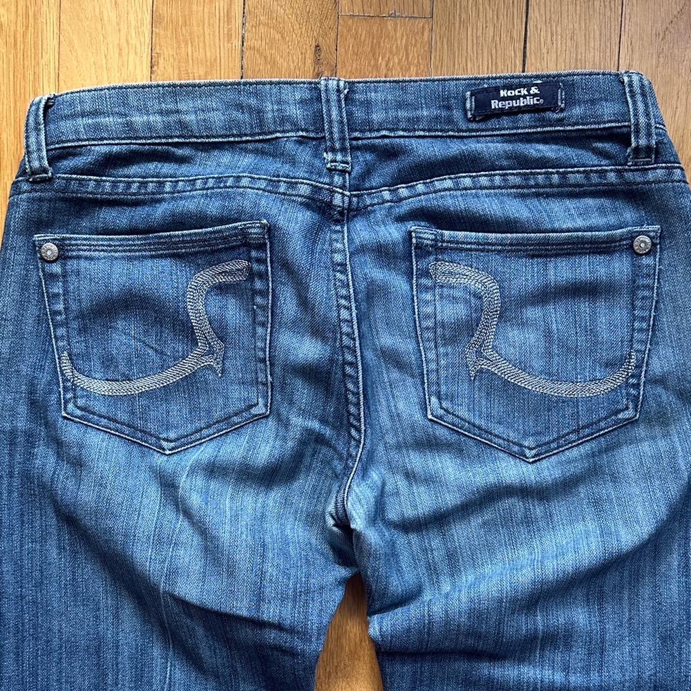 Rock & Republic Women's Classic Blue Boot Cut Jeans